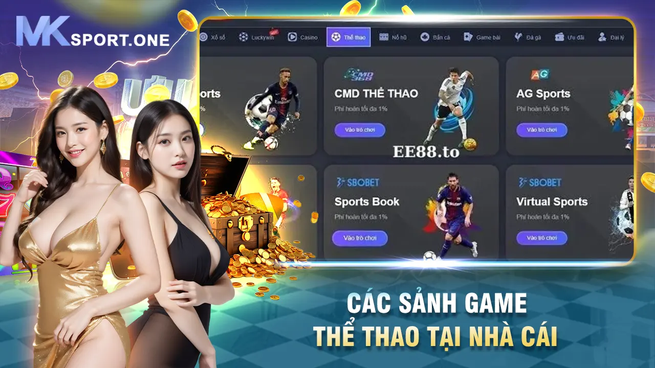 Các sảnh game thể thao tại nhà cái